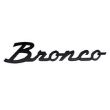 Ford Bronco Logo ABS Car Rear Sticker Auto Body Emblem Badge Decal