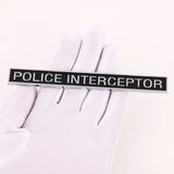 Dodge Police Interceptor Logo Metal Car Sticker Emblem Badge Decal