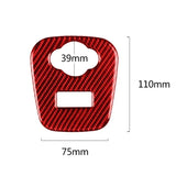 Carbon Fiber Car Cigarette Lighter Panel Decal Decoration Cover Sticker for Mini Cooper