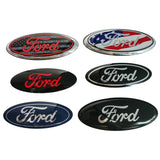 14.5x5.8cm Ford ABS Car Front Head Emblem Badge Auto Rear Sticker Decal