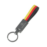 Mercedes Benz Nylon Webbing Car Key Chain Holder Keyring Pandant