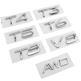 Volvo T3 T4 T5 T6 T8 V8 AWD ABS Car Rear Sticker Emblem Badge Decal
