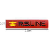 Renault Metal RS Line Logo Metal Car Rear Sticker Emblem Badge Decal