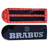 Mercedes Benz Brabus Black Carbon Fiber Car Rear Spare Tire Cover Sticker Badge