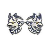 2pcs Dodge Demon 170 Metal Car Rear Sticker Body Badge Emblem