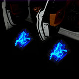 2pcs Ford Mustang Shelby Wireless Car Welcome Door Laser Projection LED Light