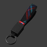 BMW M Power Oxford Webbing Car Keychain Pendant