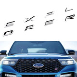 Ford EXPLORER 2020-2022 ABS Car Front Hood Sticker Emblem Badge Decal