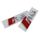Audi R8 Logo ABS Car Rear Sticker Trunk Emblem Badge Decal