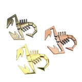 Abarth Scorpion Logo Metal Car Body Sticker Auto Rear Emblem Badge Decal