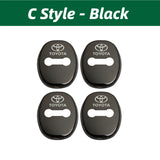4pcs/set Toyota Stainless Steel Car Door Lock Cover Protection