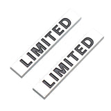 2PCS Dodge 4x4 LIMITED Logo Car Trunk Sticker Body Side Emblem Badge