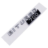 Mercedes Benz BITURBO 700 800 900 Logo ABS Car Rear Sticker