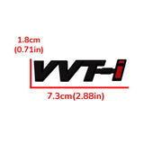 Car Trunk Emblem Side Stickers for Toyota Corolla VVT-I Logo Auto Letter Badge Decal Styling Modification Accessories
