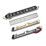 ABS Car Trunk Emblem Sticker Decoration for Toyota EXCALIBUR WHITE EDITION Grand Touring S Aygo CHR Auris Rav4 Yaris Accessories