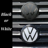ABS Car Front Grille Emblem Rear Trunk Mirror Badge for Volkswagen VW Tiguan Bora Lavida PLUS Santana Touran CC Lamando PASSAT POLO