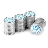 4pcs Alloy Car Tire Valve Cap Wheel Decoration for Volkswagen VW Polo Golf Passat Touran Bora Beetle Jetta Tiguan CC Scirocco Santana