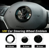 Car Interior Sticker Steering Wheel Center Emblem Label for Volkswagen VW Golf 8 Magotan 8.5 TAYRON X Touareg TACQUA VILORAN Decoration