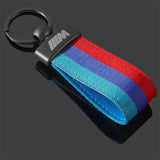 BMW M Power M3 M5 Nylon Webbing Car Keychain Pendant