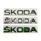 Skoda Metal Car Rear Sticker Trunk Emblem Badge Decal