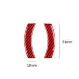 Car Interior Navigation Screen Stickers Carbon Fiber Decals for Mini Cooper