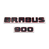 Mercedes Benz Brabus Metal Car Rear Emblem Decal Trunk Badge Sticker