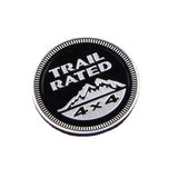 Jeep Trail Rated 4x4 Metal Car Rear Sticker Decal Auto Body Side Emblem Badge