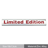 Audi Limited Edition Logo Metal Car Rear Sticker Trunk Emblem Badge Decal