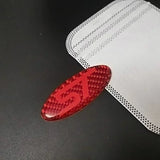 58x22mm Ford Epoxy Carbon Car Steering Wheel Sticker Decal