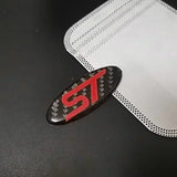 58x22mm Ford Epoxy Carbon Car Steering Wheel Sticker Decal