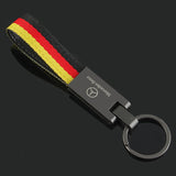 Mercedes Benz Nylon Webbing Car Key Chain Holder Keyring Pandant