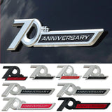 ABS Car Side Rear Trunk Emblem Sticker Decals for Land Cruiser 70th Anniversary LC300 LC200 FJ200 2016-2022 Accessories
