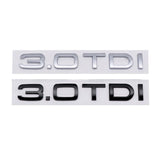 Audi 2.0TDI 3.0TDI 4.0TDI Car Rear Sticker Trunk Emblem Badge Decal