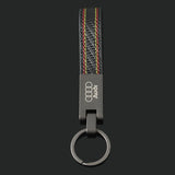 Audi Metal Carbon Fiber Car Keychain