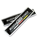 2pcs/set Honda Mugen Logo Metal Car Side Sticker Auto Emblem Badge