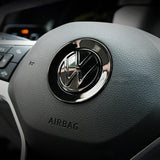 Car Interior Sticker Steering Wheel Center Emblem Label for Volkswagen VW Golf 8 Magotan 8.5 TAYRON X Touareg TACQUA VILORAN Decoration