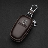 Mercedes Benz Car Key Bag Leather Storage Case Protective Cover