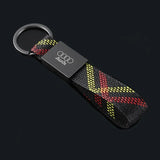 Audi Oxford Webbing Metal Keychain