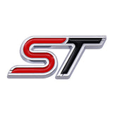 Ford ST Logo Metal Car Rear Sticker Auto Body Side Emblem Badge Decal