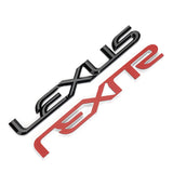 ABS for  LX470 LX570 Logo IS300 ES250 ES350 IS250 CT200H GS350 NX200T Car Rear Trunk Emblem Badge Sticker Auto Accessories