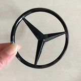 8CM 9CM 10CM 10.5CM Car Rear Middle Badge Emblem Sticker for Mercedes Benz W203 W211 W204 W210 W124 W212