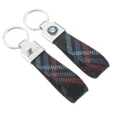BMW M Power Oxford Webbing Car Keychain