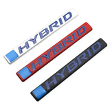Car Rear Trunk Badge Fender Label Emblem Sticker HYBRID Logo for Honda Civic Accord Crv Hrv CITY CRIDER Pilot Legend Fit