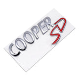 Metal Car Trunk Sticker Side Badge Emblem COOPER S COOPER D COOPER SD Logo for R50 R52 R53 R55 R56 F54 F55 F56 F60