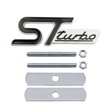 Ford ST Turbo Metal Car Front Grille Emblem Badge Decal