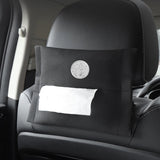 Lincoln Suede Car Seat Back Tissue Box Napkin Holder Storage Bag