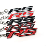 Chevrolet RS Logo Metal Car Key Rings Keychain Pendant