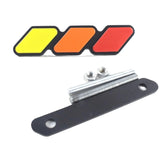 Three-colors Car Front Grille Emblem Badge Decals for TRD Tacoma 4Runner Tundra Rav4 Highlander Modified Accessories