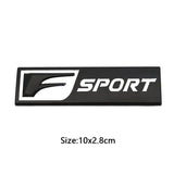 3D Metal Car F Sport Logo Emblem Badge Body Side Sticker for LEXUS
