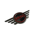 11.55*5.3CM Metal Car Front Sticker Cover Rear Badge for MINI COOPER Countryman Clubman JCW F55 F56 R55 R56 R60 F60 Accessories